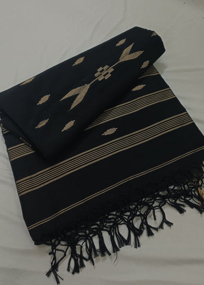 Ira Black Cotton Saree