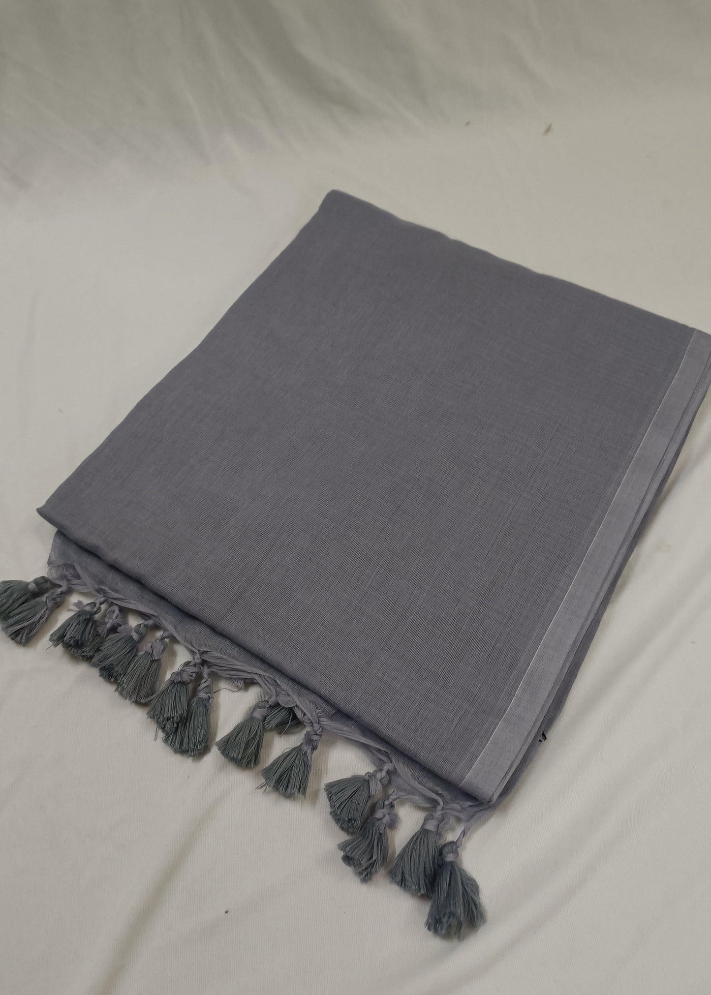 Aashi Grey Mul Cotton Saree