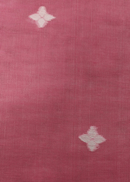 Gulika Pink Jamdani Cotton Saree