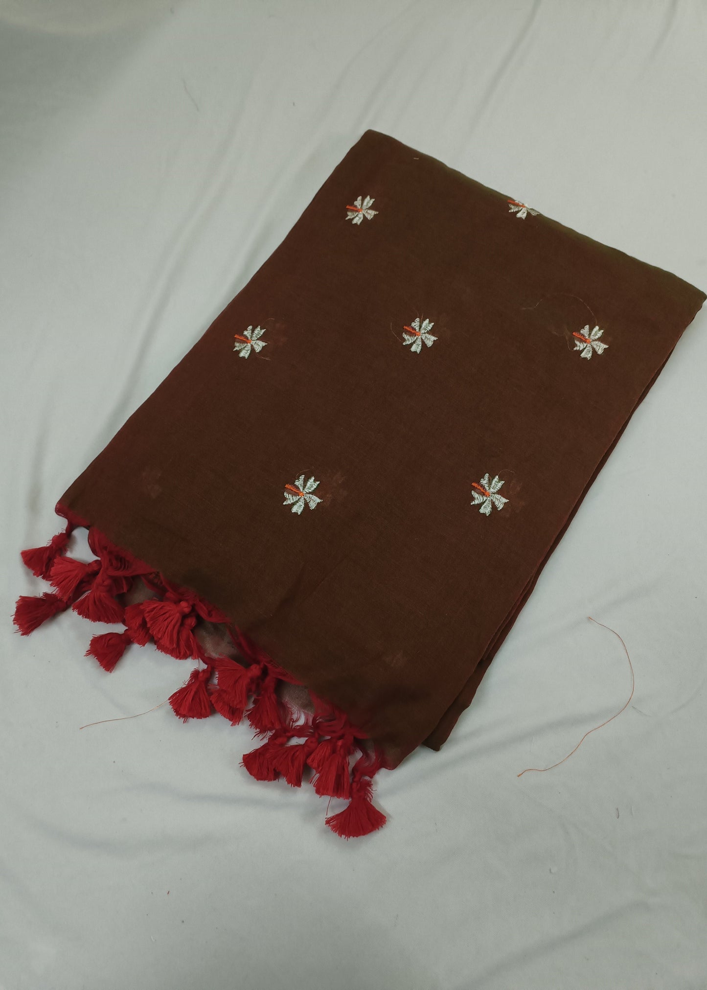 Sindoori Chhaon Mul Cotton Saree