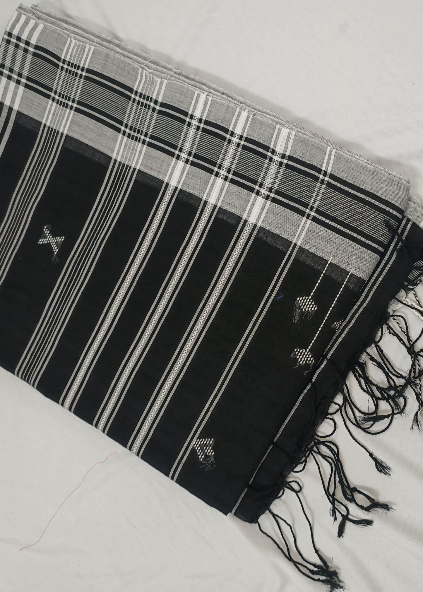 Nishita Black Cotton Saree