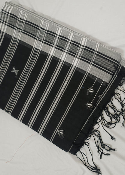 Nishita Black Cotton Saree