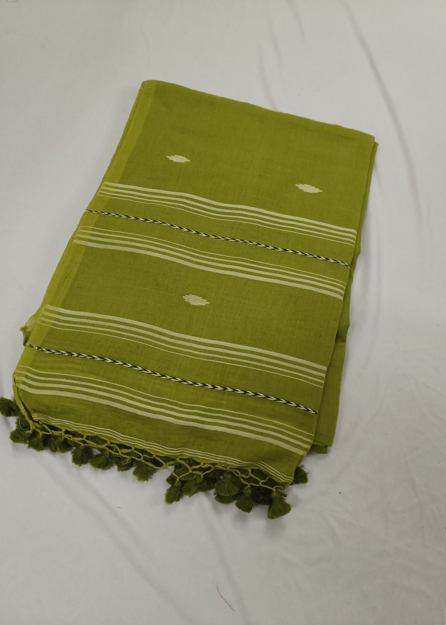 Harita Green Cotton Saree