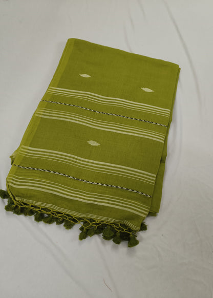 Harita Green Cotton Saree