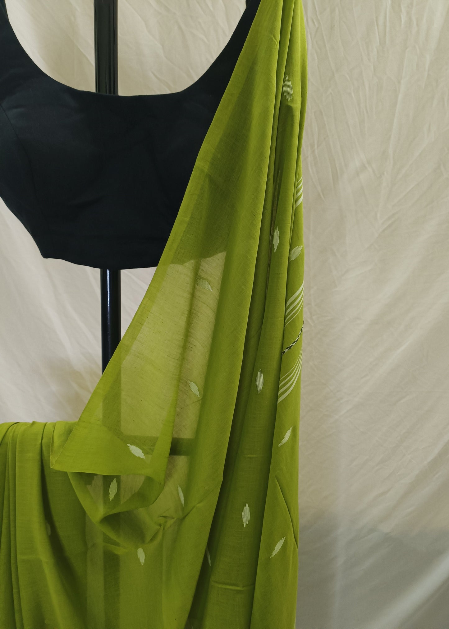 Harita Green Cotton Saree