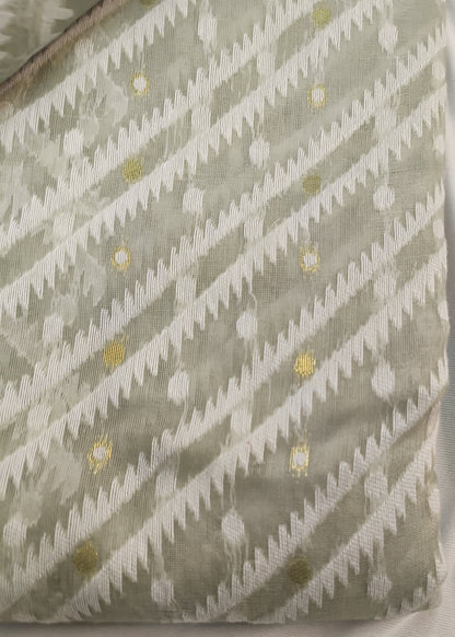 Shwetika Sage Jamdani Cotton Saree