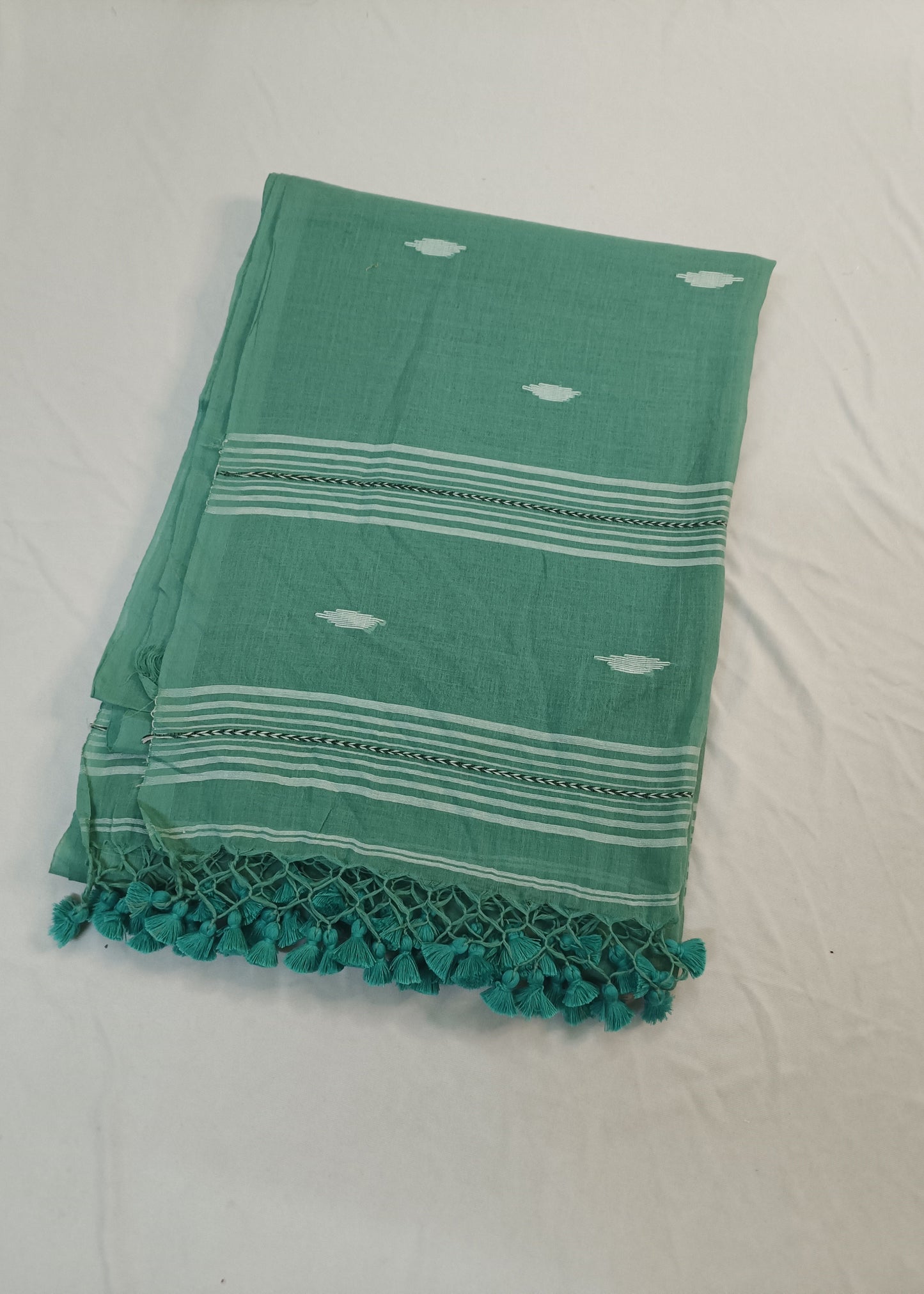 Neerja Mint Green Cotton Saree