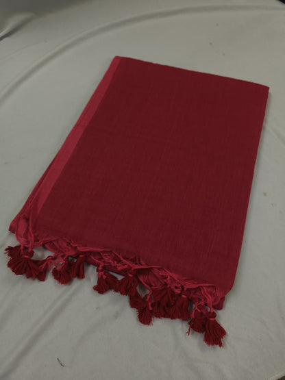 Gulnaar Rose Mul Cotton Saree