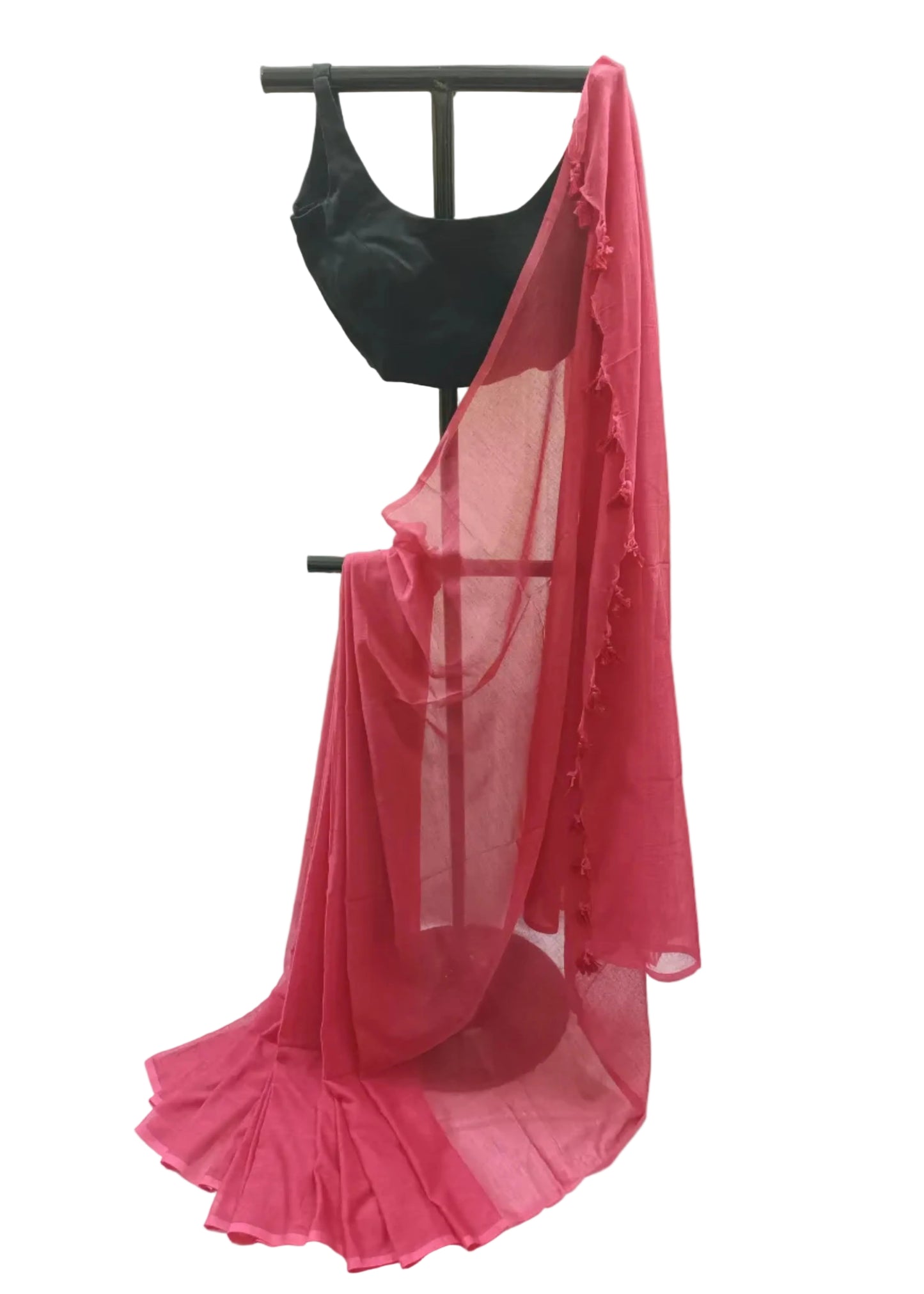 Gulnaar Rose Mul Cotton Saree