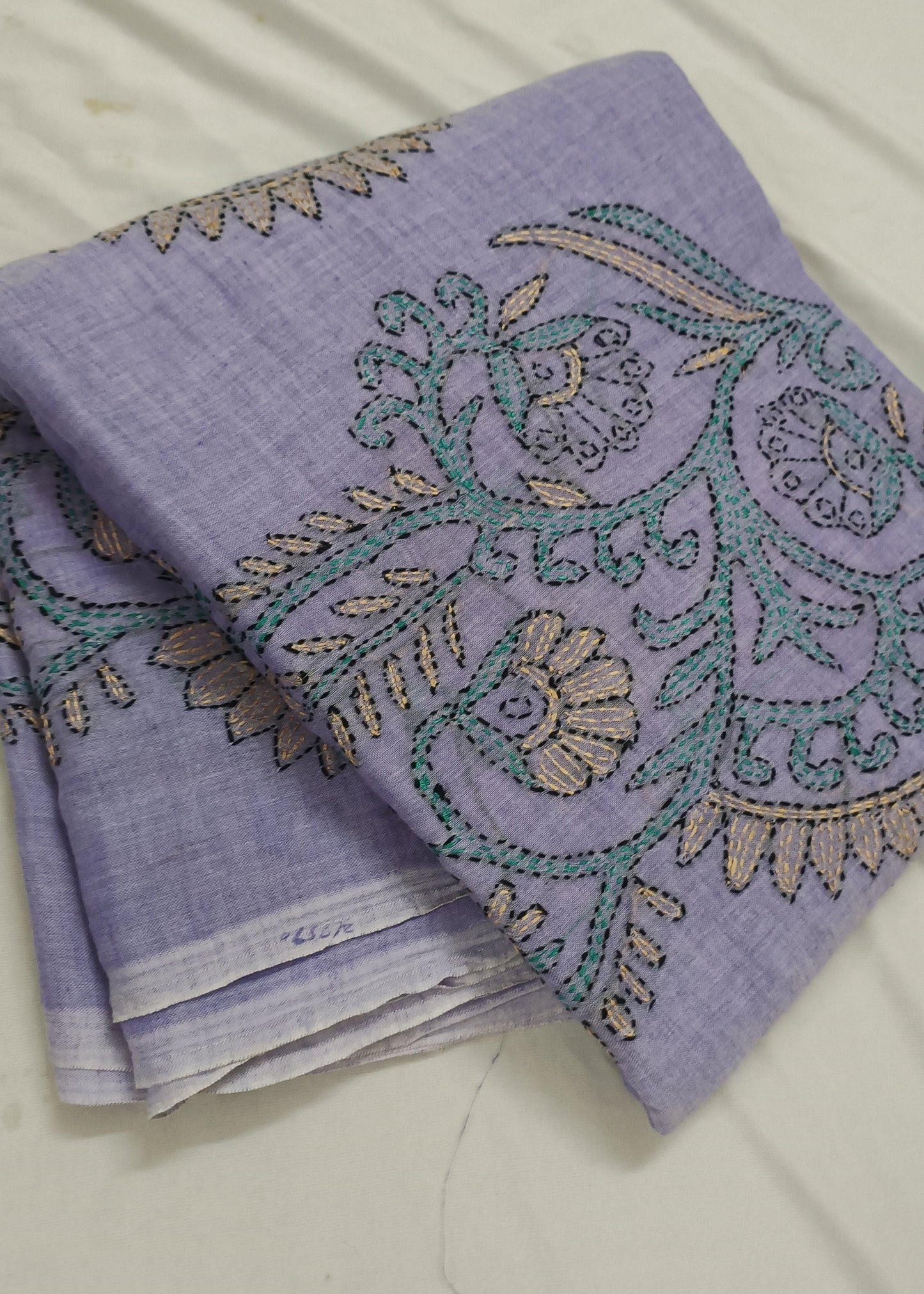 Myra Kantha Mul Cotton Saree
