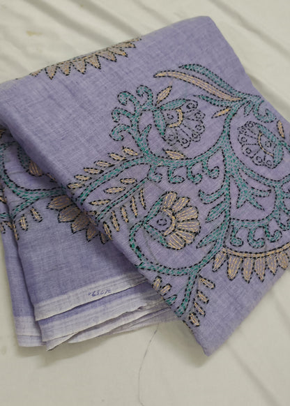 Myra Kantha Mul Cotton Saree
