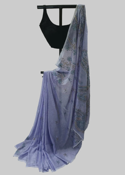 Myra Kantha Mul Cotton Saree