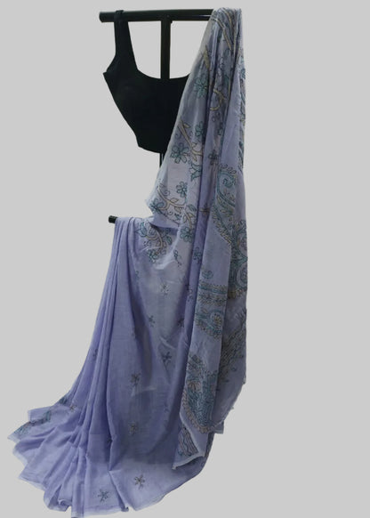 Myra Kantha Mul Cotton Saree