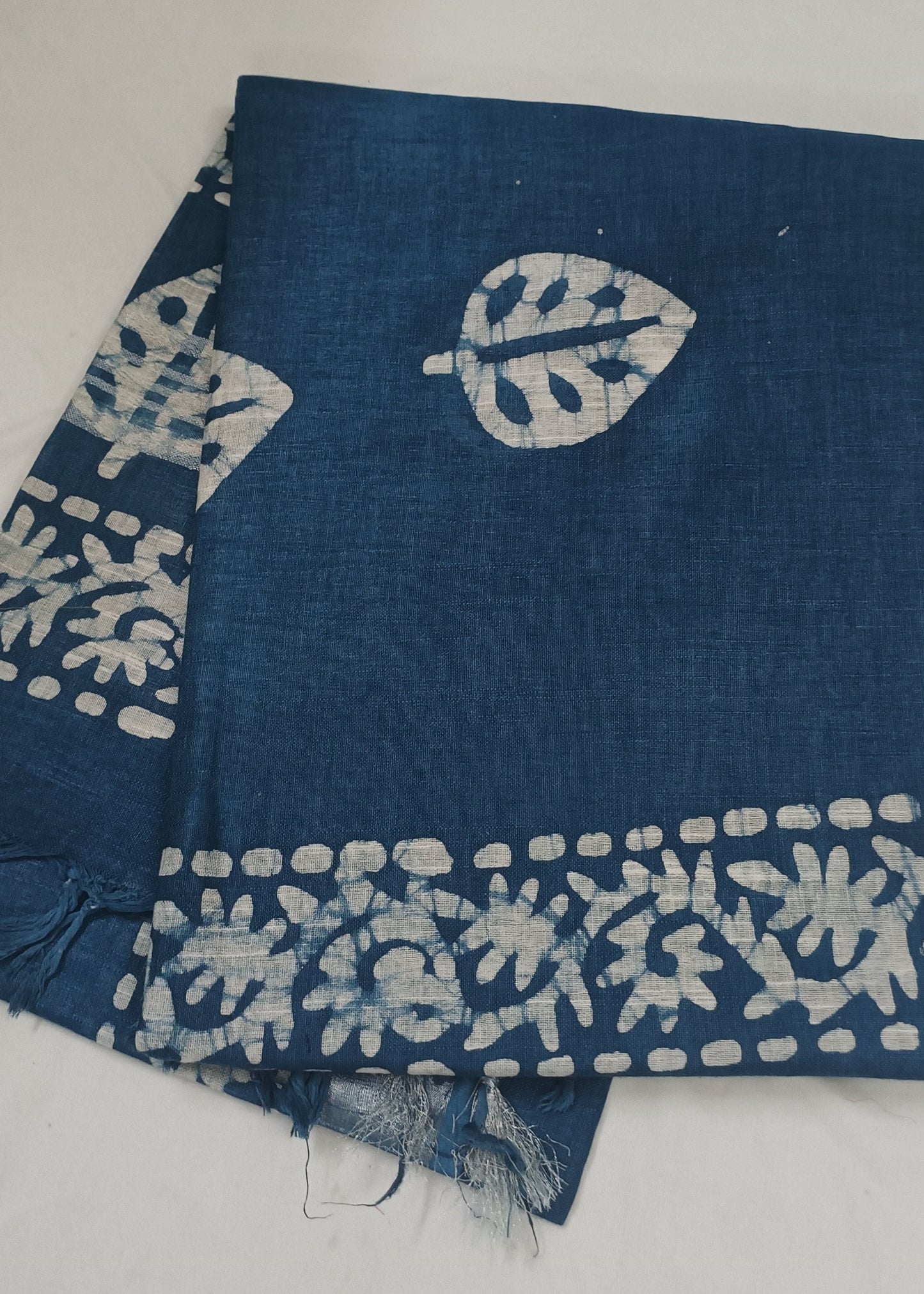Ahalya Indigo Cotton Saree