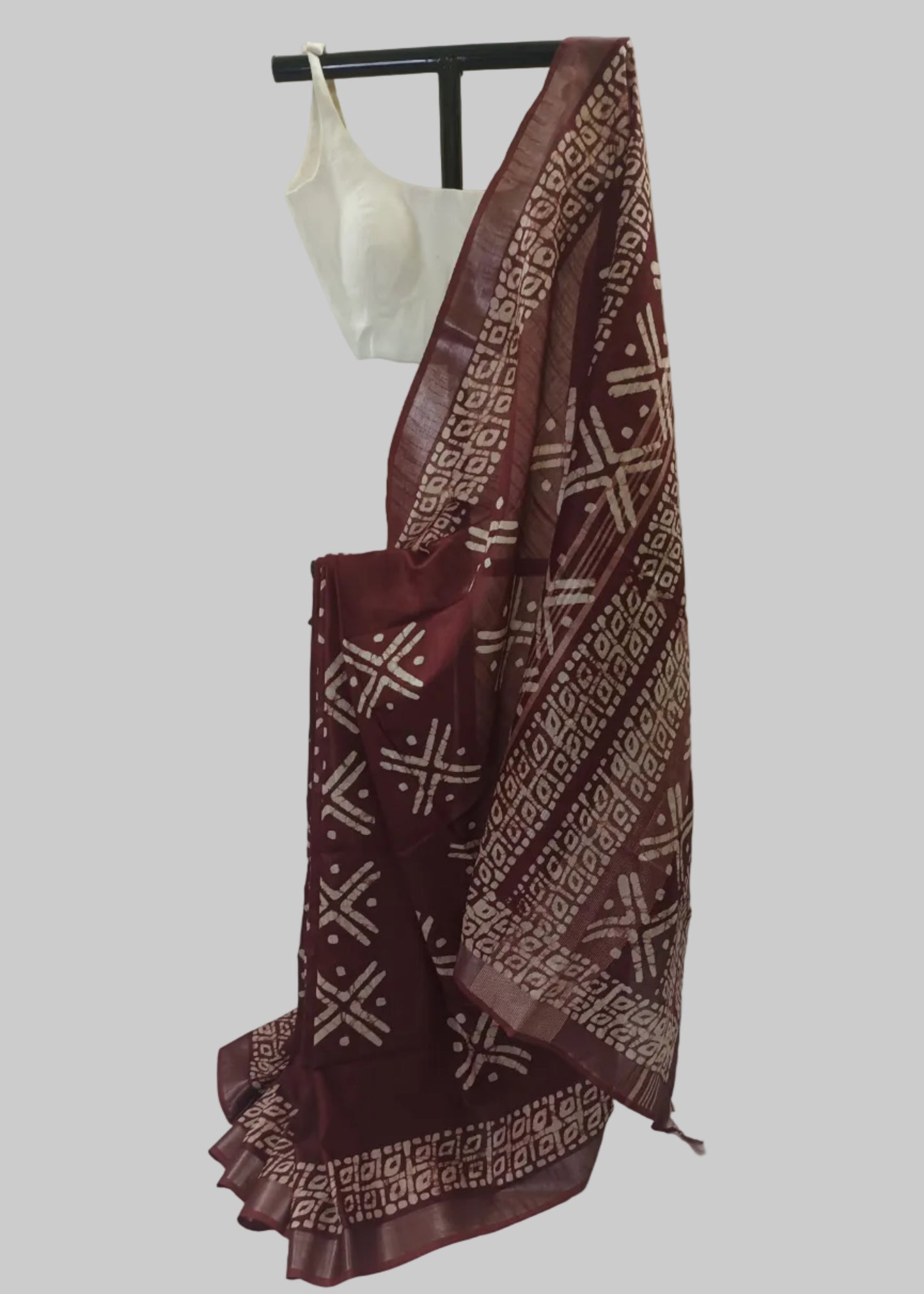 Vasudha Batik Cotton Saree