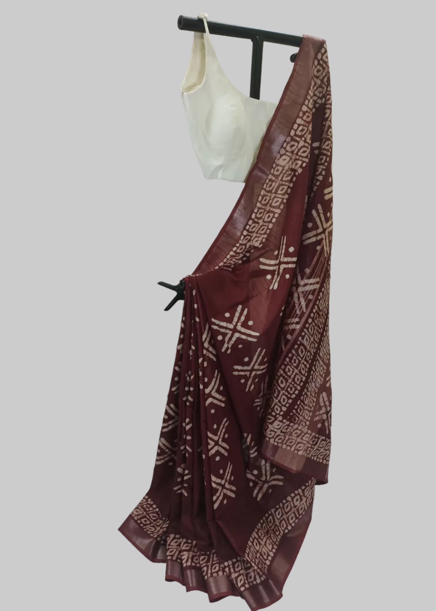 Vasudha Batik Cotton Saree