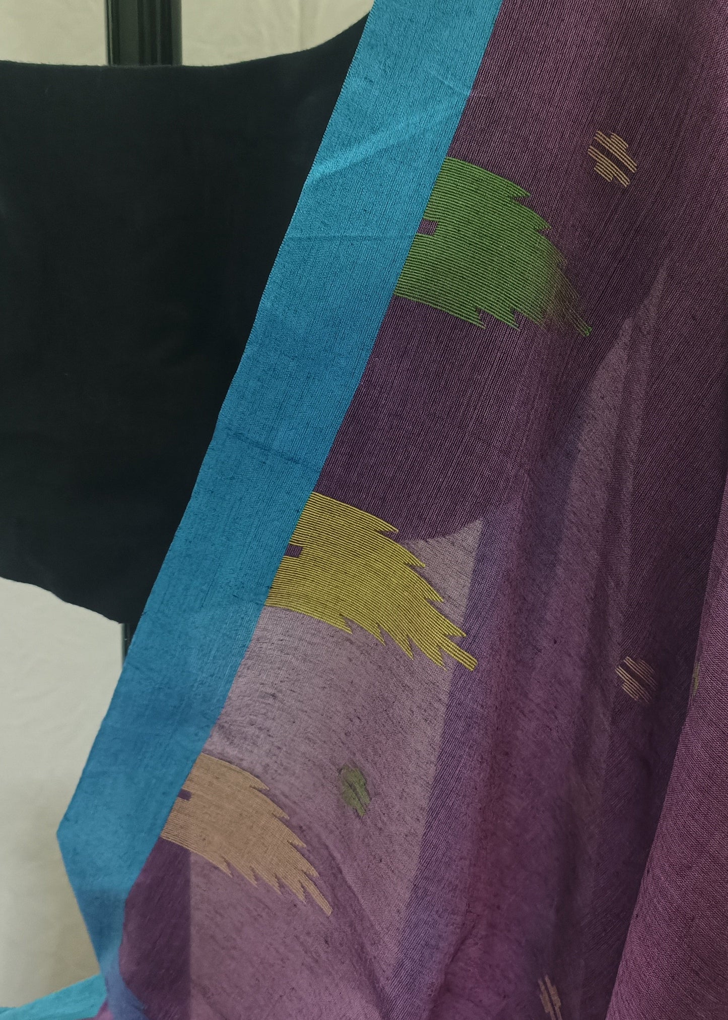 Ira Purple Cotton Saree