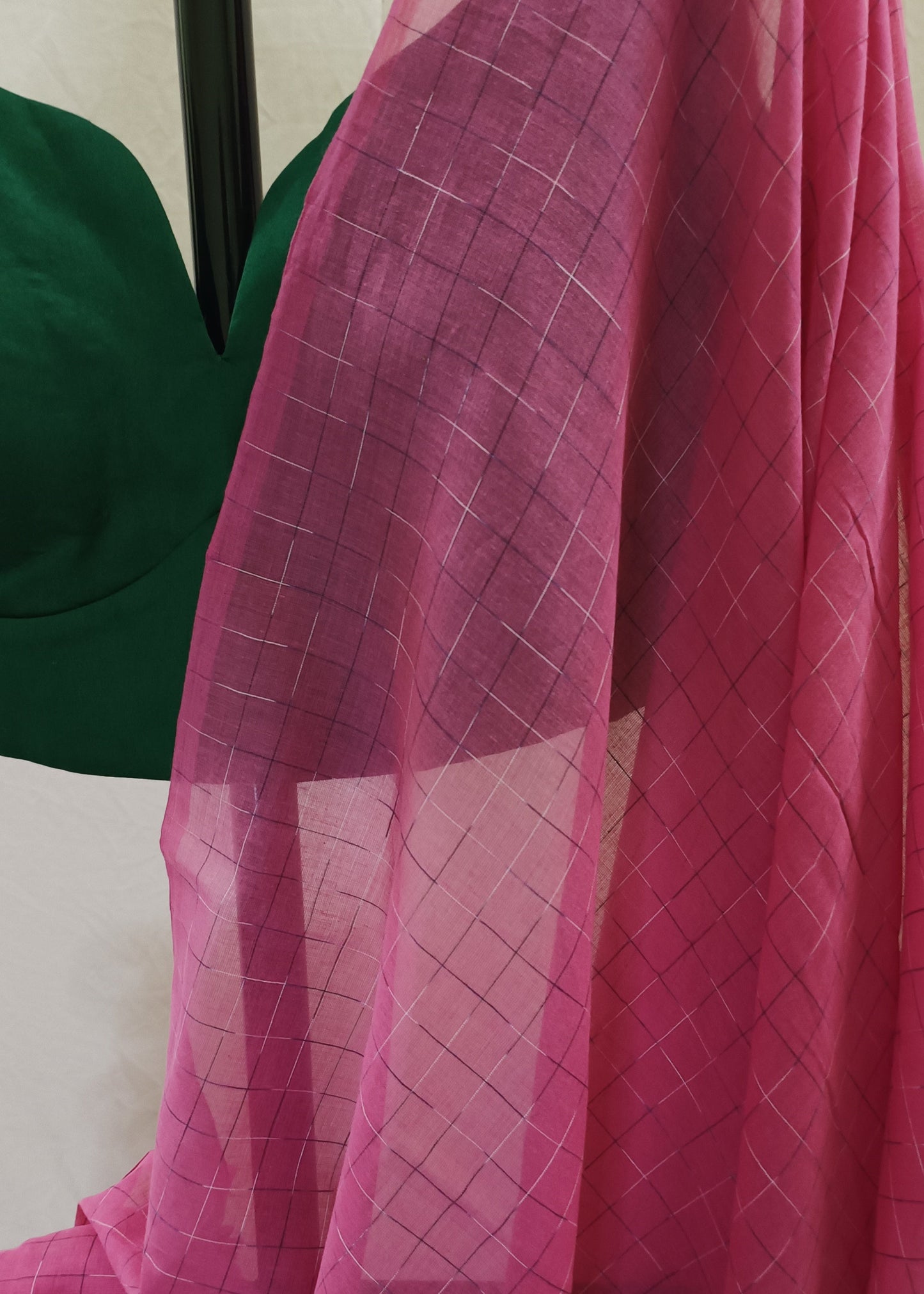 Roselle Mul Cotton Saree