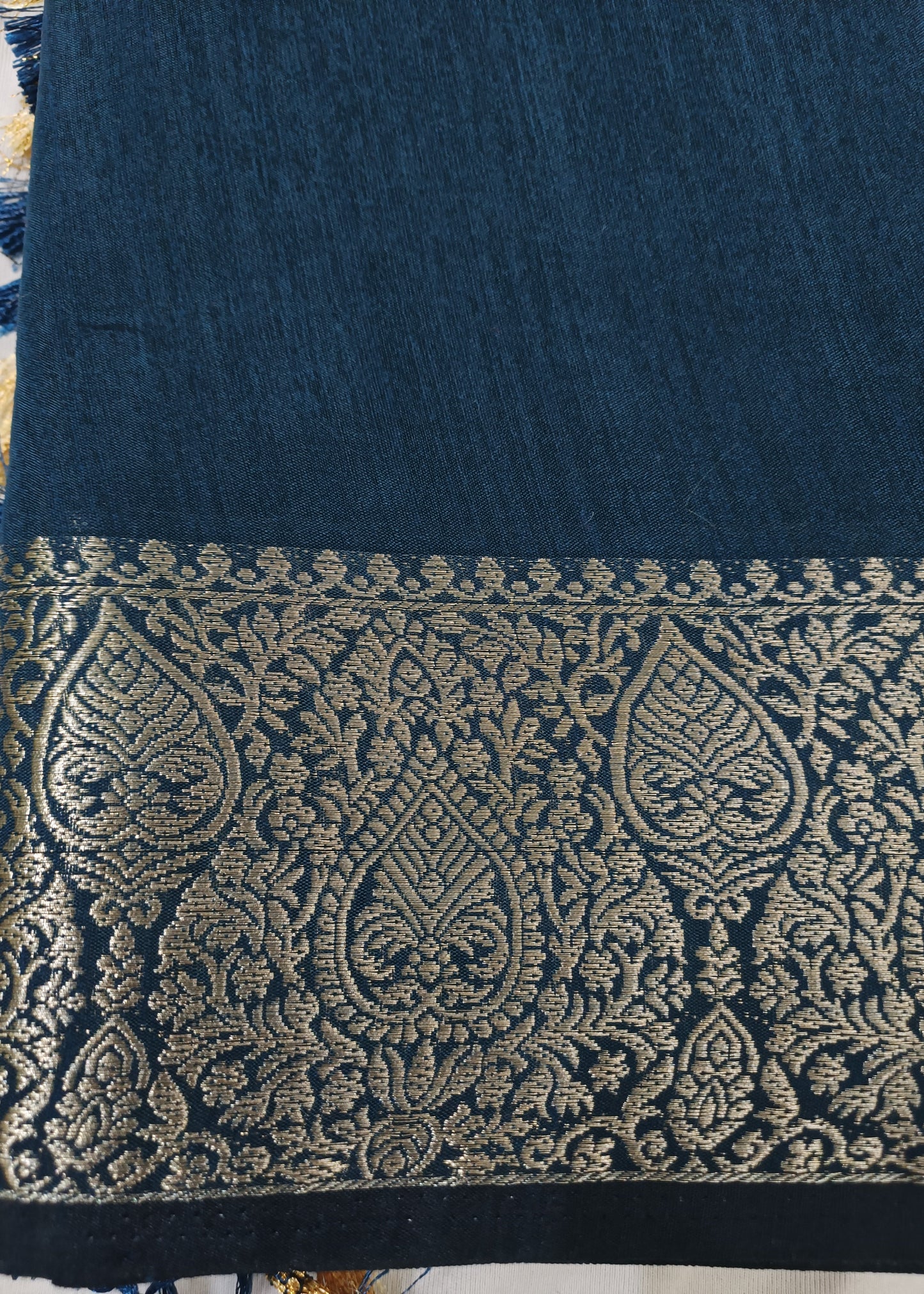 Meghna Blue Silk Saree