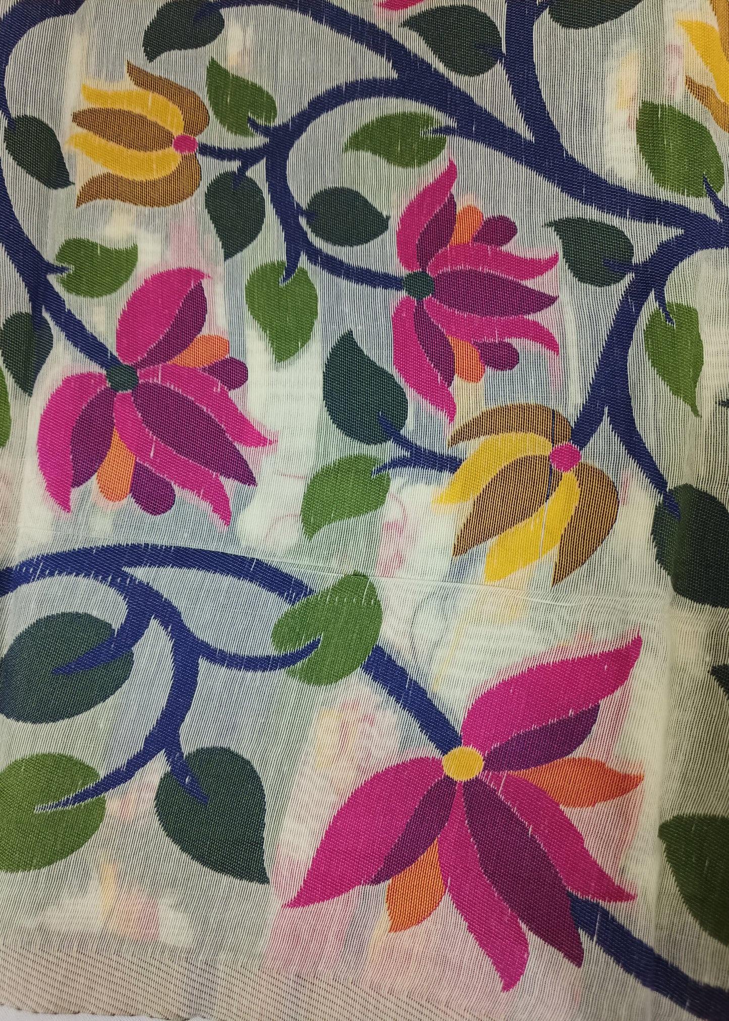 Pushpika Floral Cotton Saree