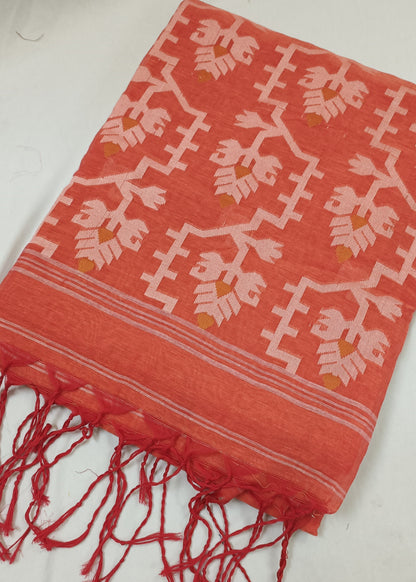 Varnika Jamdani Cotton Saree