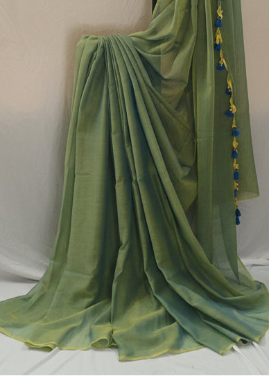 Neelvan Sage Mul Cotton Saree