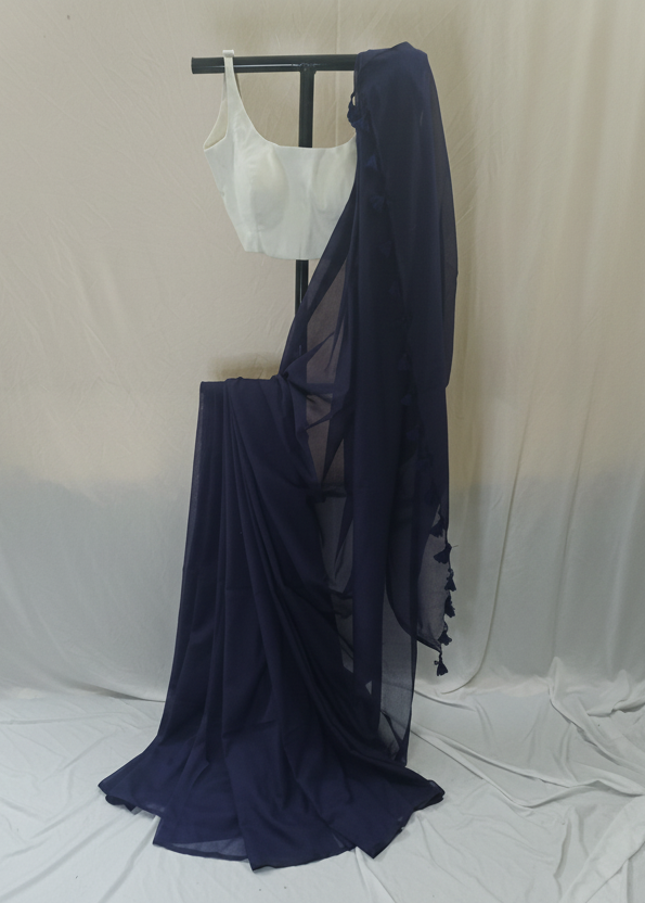 Neelratri Mul Cotton Saree