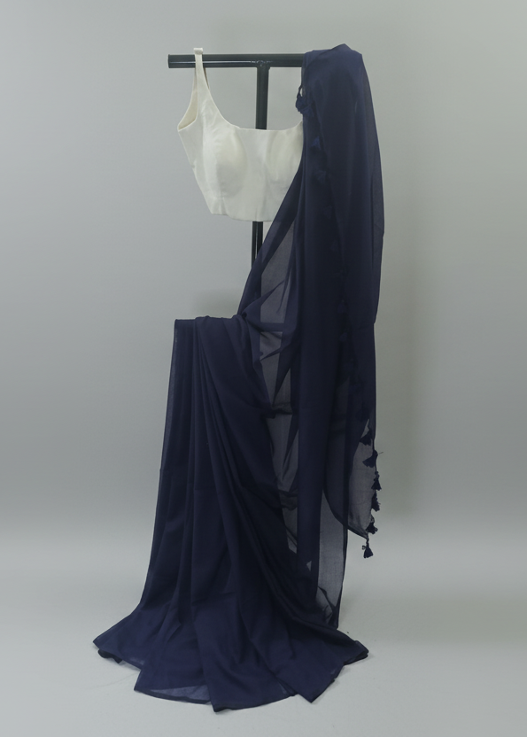 Neelratri Mul Cotton Saree