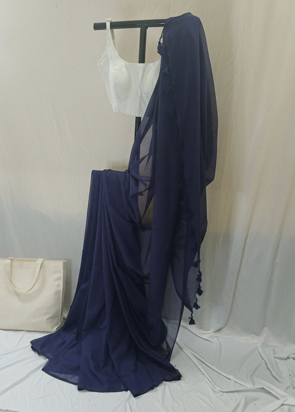 Neelratri Mul Cotton Saree