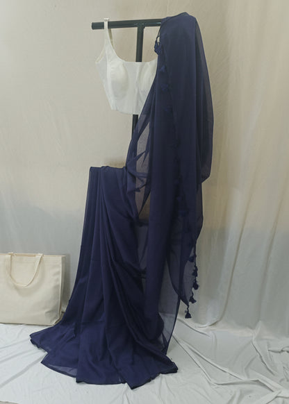 Neelratri Mul Cotton Saree