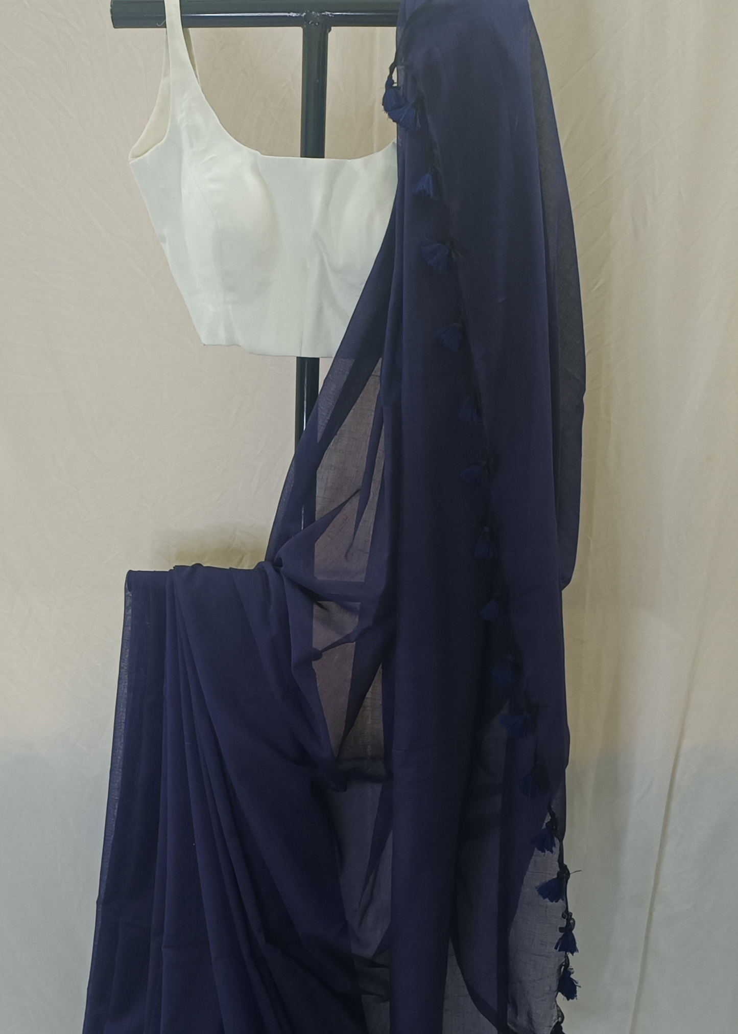 Neelratri Mul Cotton Saree