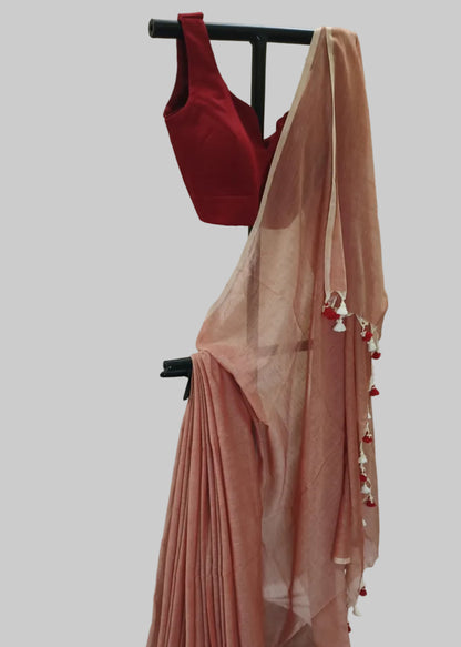 Abeer Blush Mist Mul Cotton Saree