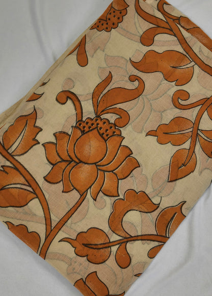 Vanalekha Kalamkari Cotton Saree