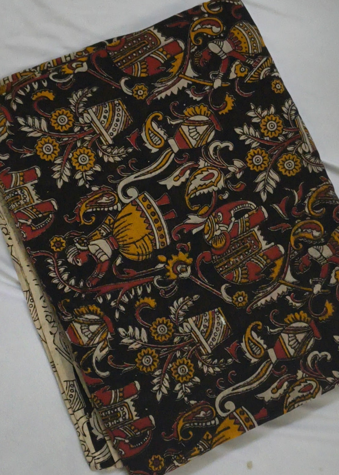 Rangmahima Kalamkari Cotton Saree