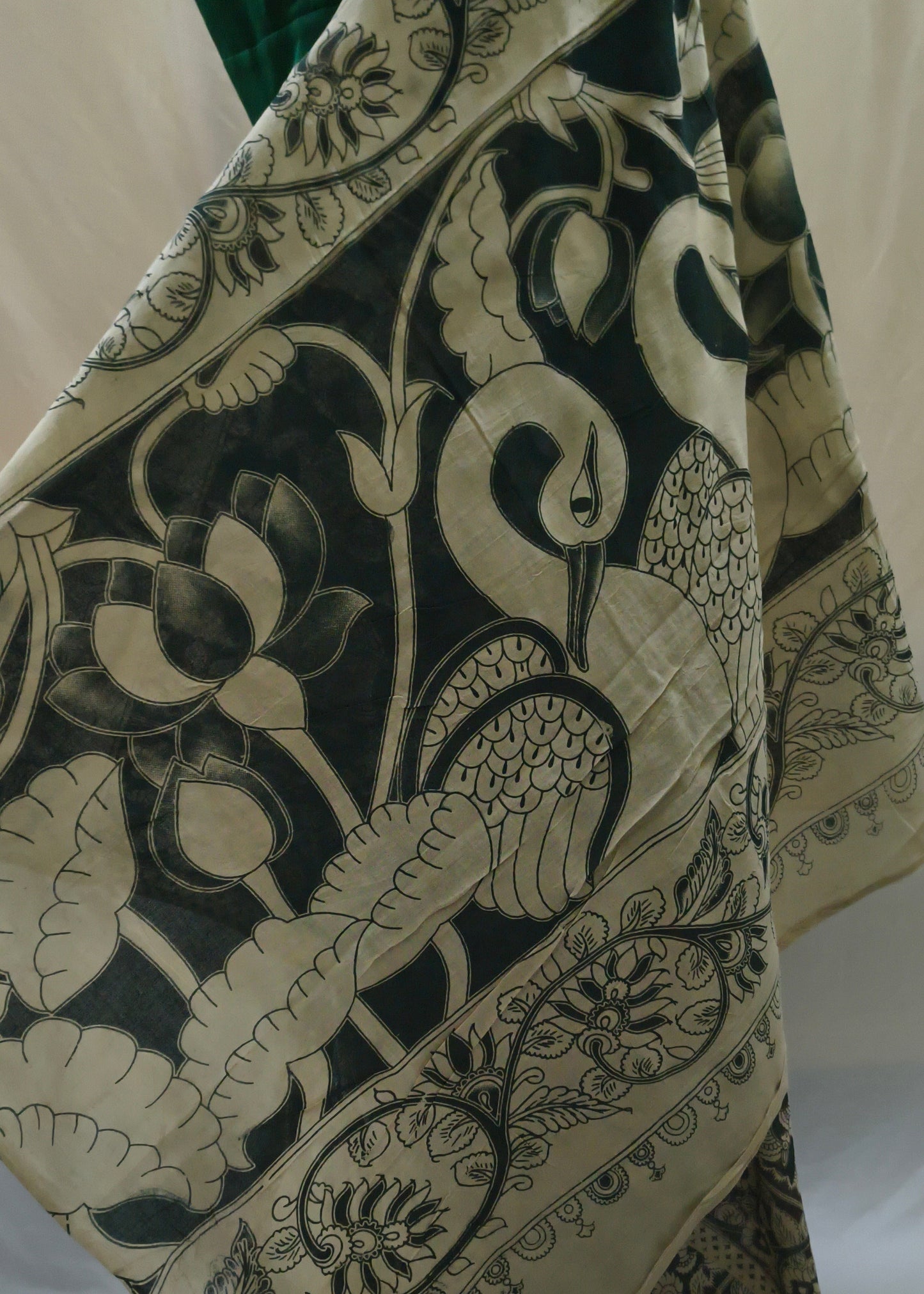 Chitravana Kalamkari Cotton Saree