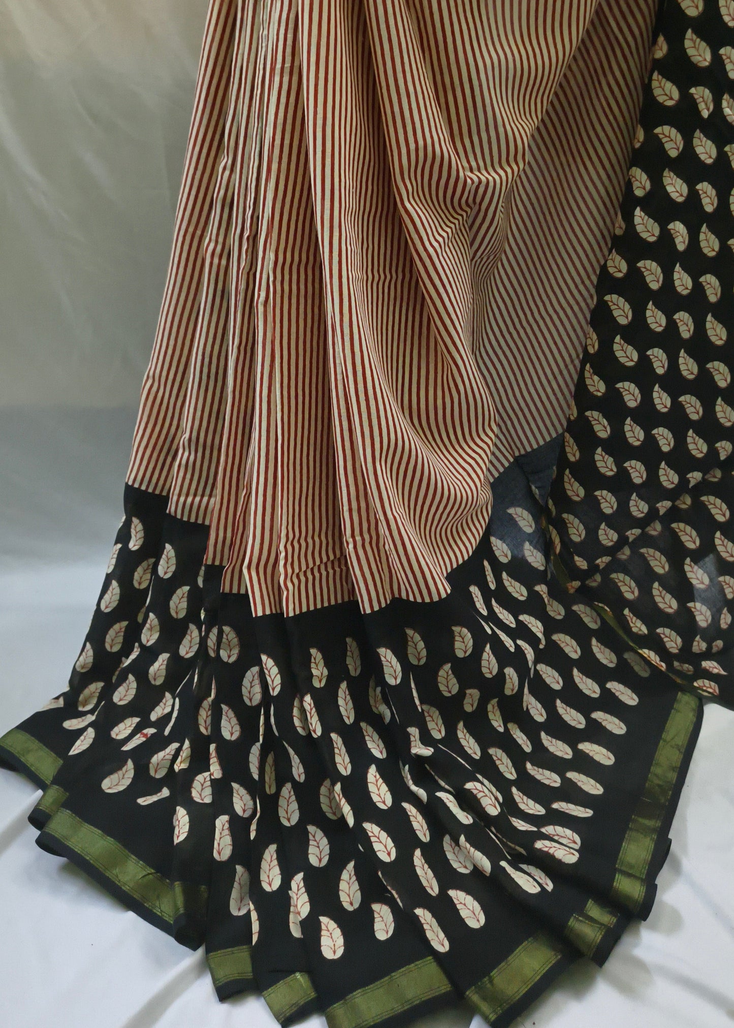 Nivara Ajrakh Cotton Saree