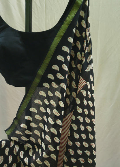 Nivara Ajrakh Cotton Saree