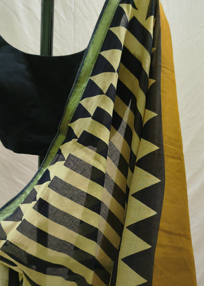 Vedika Ajrakh Cotton Saree