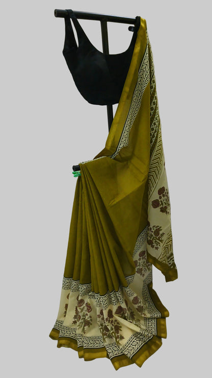 Haripriya Ajrakh Cotton Saree