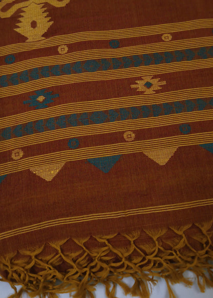 Amber Cotton Saree
