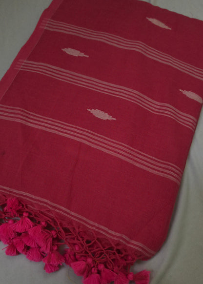 Gulabi Cotton Saree