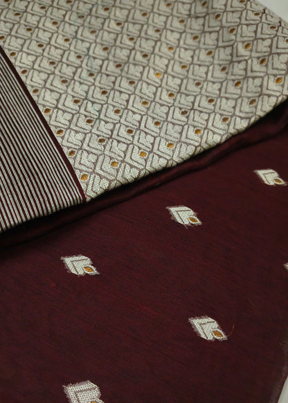 Mahogany Organza Saree