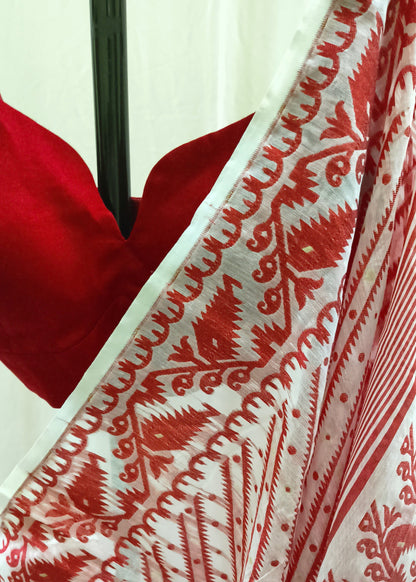 Rohini Jamdani Cotton Saree