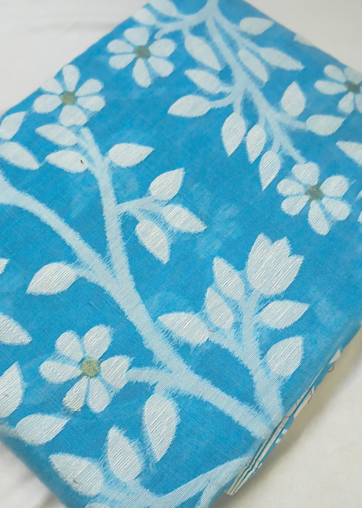 Neelima Jamdani Muslin Saree