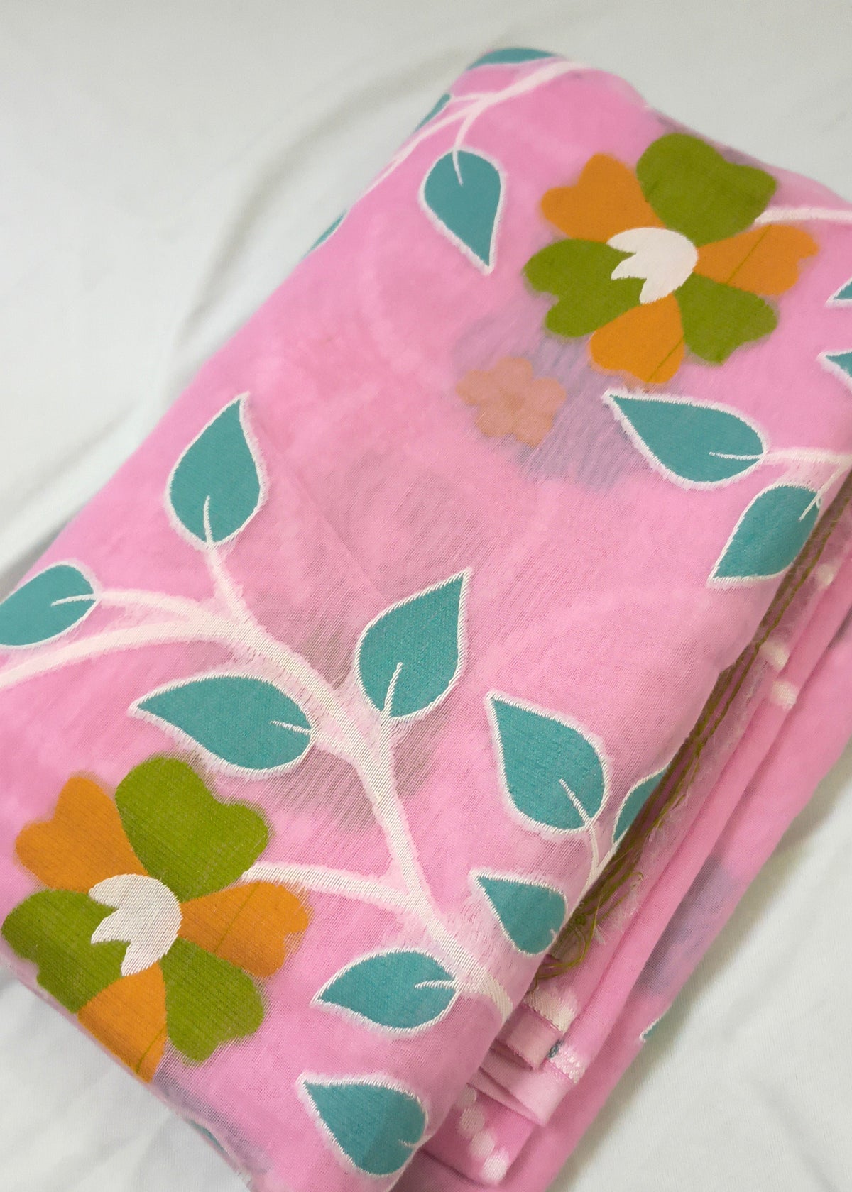 Phoolmati Jamdani Muslin Saree