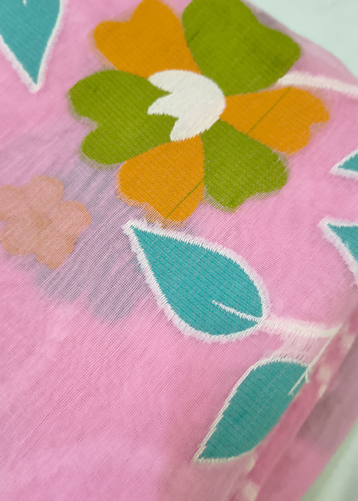 Phoolmati Jamdani Muslin Saree