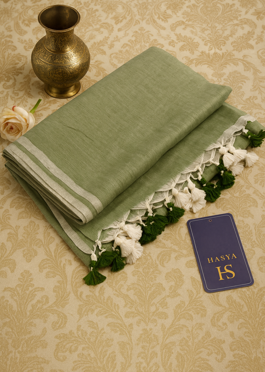 Tulsiraag Mul Cotton Saree