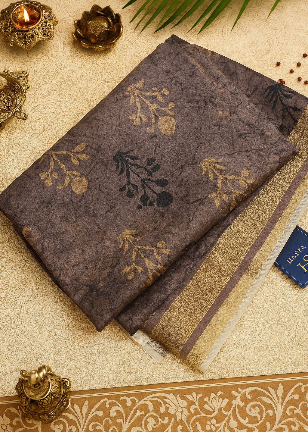 Twilight Plum Nihari Silk Saree