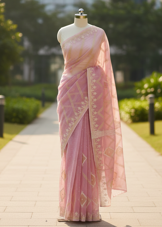 Gul Komol Soft Jamdani cotton saree