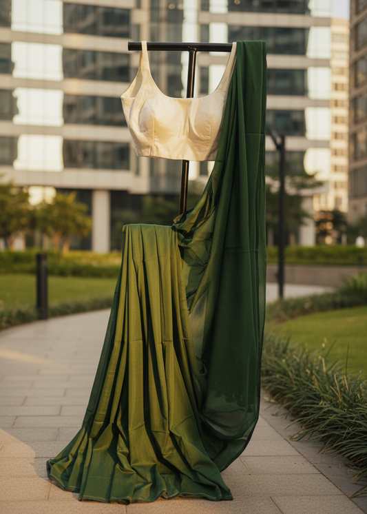 Haritvastra Mul Cotton saree